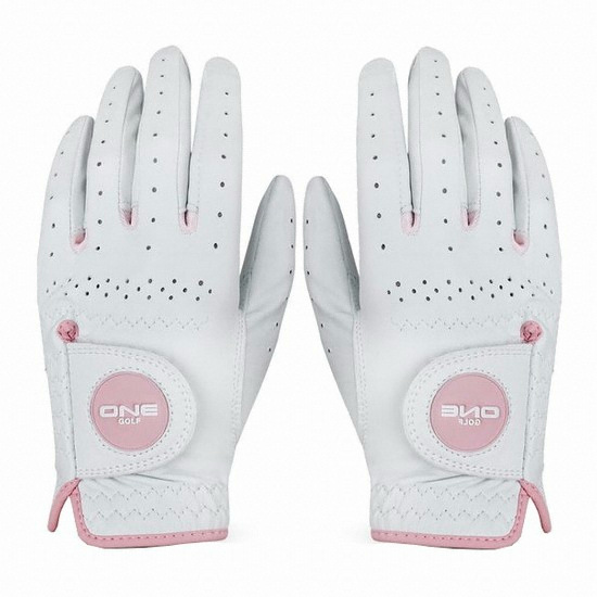 원골프  방수양피 여성용 골프장갑 양손