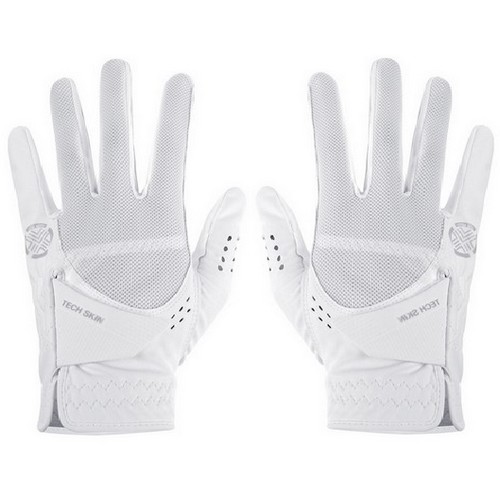 엑스넬스  테크스킨 파워그립 올실리콘 여성용 골프장갑 양손