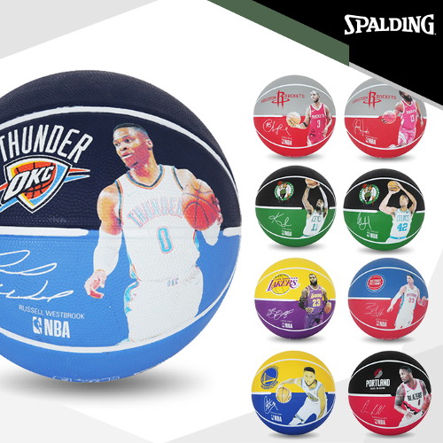 스팔딩  NBA 플레이어 올코드 농구공
