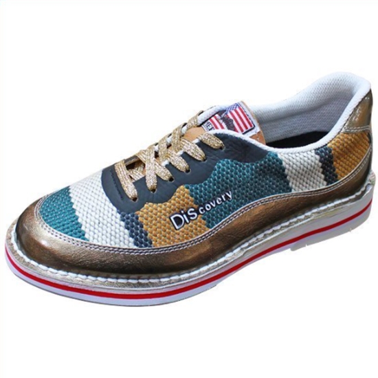 아조  디스커버리 패브릭 오른손용 볼링화 (골드틸)