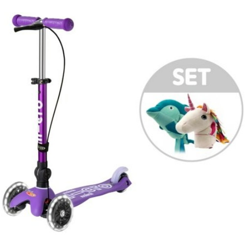 마이크로킥보드  미니 폴더블 디럭스 LED 인형 세트