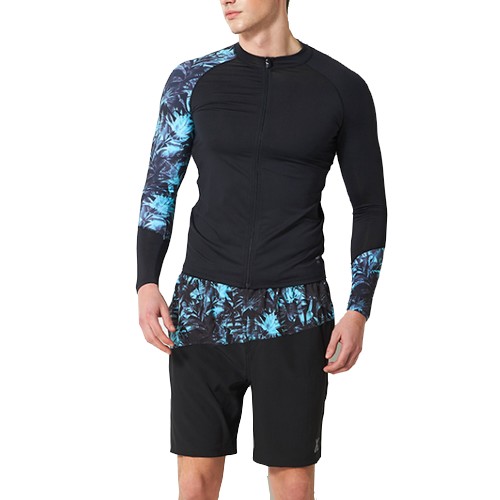 아가방&컴퍼니 베이직엘르 BEM-S940K+BEM-S941K 남성인 집업 래쉬가드 세트