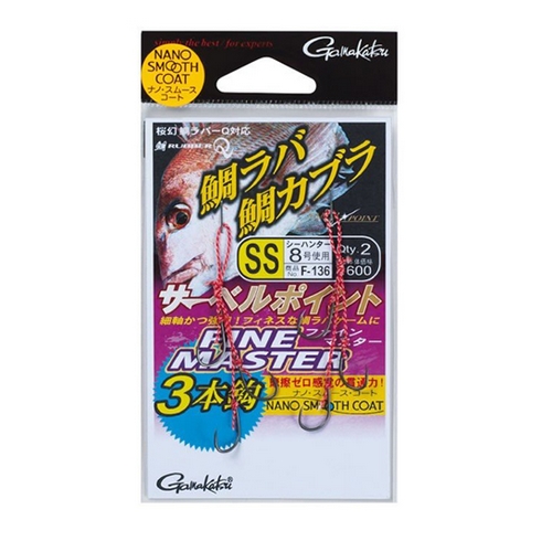 가마가츠  F-136 사벨 포인트 파인 3본훅