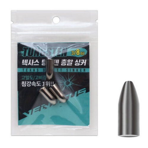 싸파  베나투스 텍사스 텅스텐 총알 싱커 3/8oz