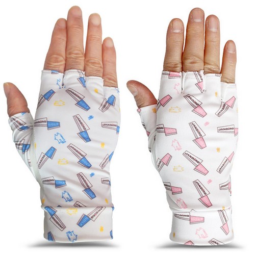 잔디로  자외선차단 쿨스킨 기능성 손등장갑