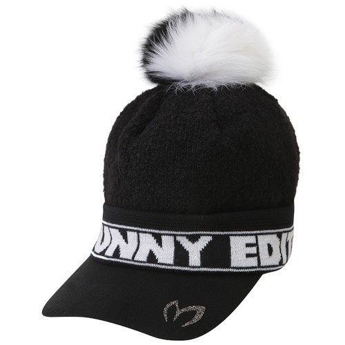 마스터바니에디션  배색 레터링 폼폼 비니 421B4CP680