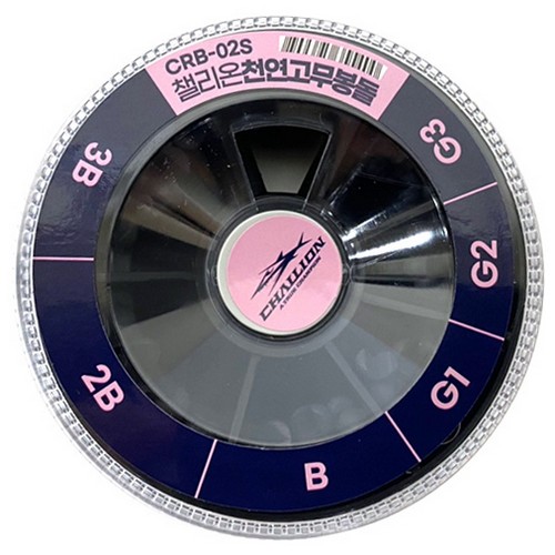 챌리온  천연고무 봉돌 세트 CRB-02S 블랙