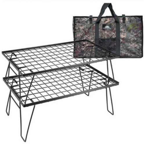 캠핑문  블랙 멀티테이블 2개+가방