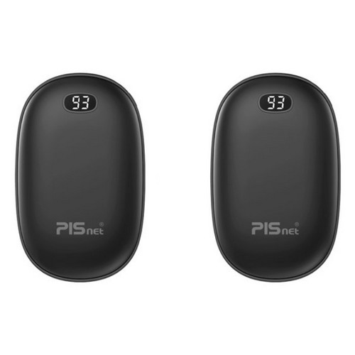 삼지아이티 피스넷 디지털 숫자표시 충전식 손난로 8000mAh