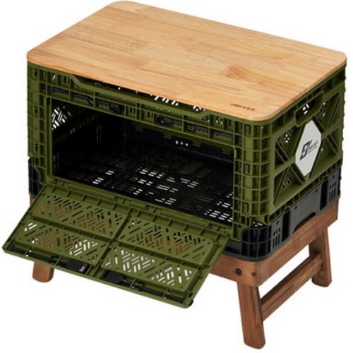 인팩글로벌 빅앤트 48리터 우드 스탠드 세트