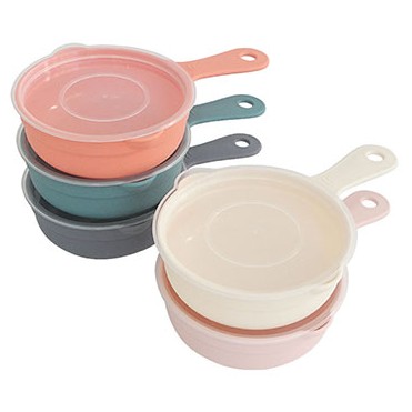 올리오  드라마 손잡이 캠핑 그릇 뚜껑형