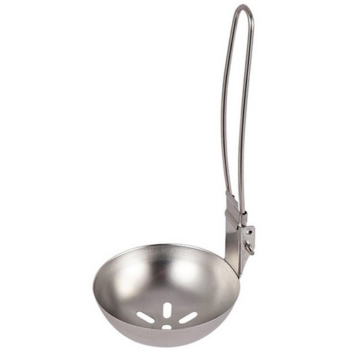 캠핑문  폴딩 스테인리스 캠핑 국자