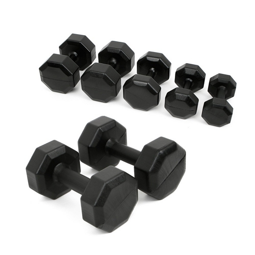 헬스웨이  옥타 PVC 코팅 아령 세트