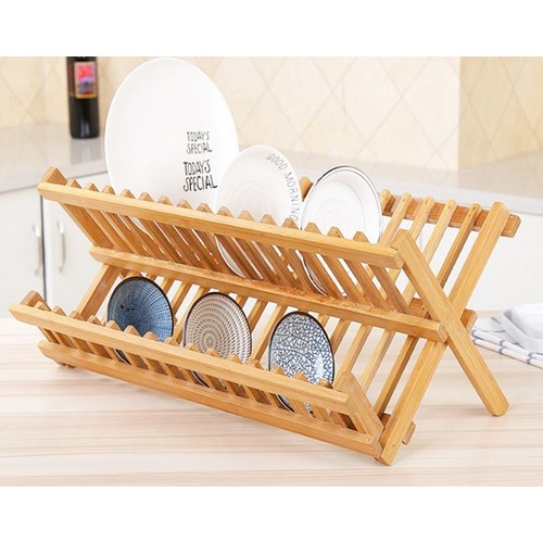 캠핑문  캠핑 레져 가정 대나무 디쉬랙 정리 선반