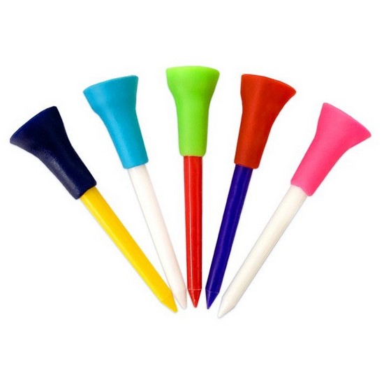 턴트골프  플라스틱 고무티 미들티 75mm