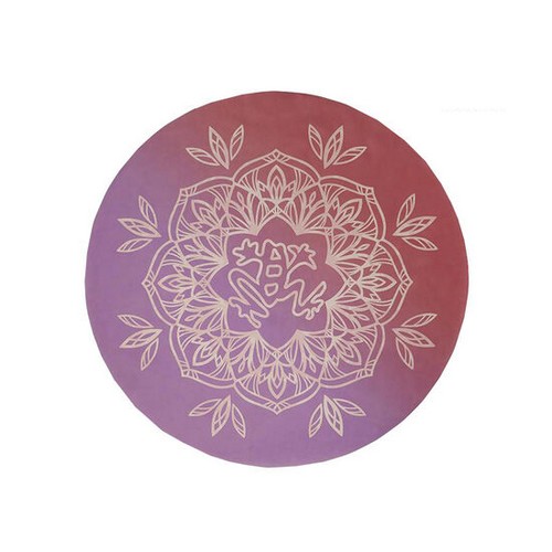 만두카  에쿠아 라운드 요가매트 코랄