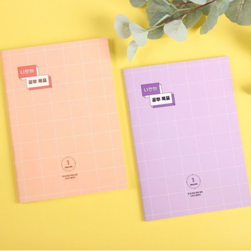 플레플레  나만의 공부 목표 한달 스터디플래너