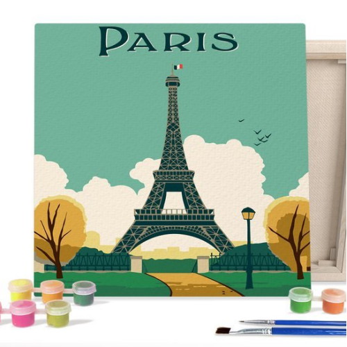 아이러브페인팅  DIY 캔버스형 명화그리기 랜드마크