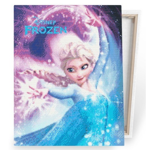아이러브페인팅  DIY 캔버스형 보석십자수 디즈니 겨울왕국 엘사 40x50