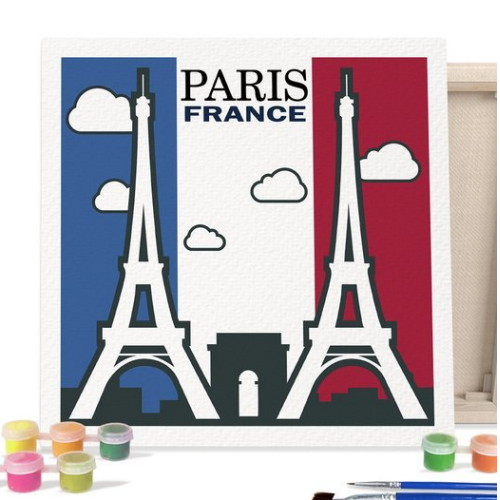 아이러브페인팅  DIY 캔버스형 명화그리기 랜드마크