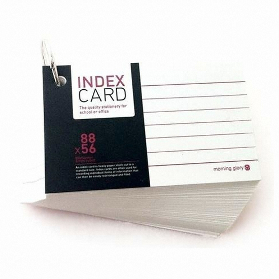 모닝글로리  인덱스카드 A7