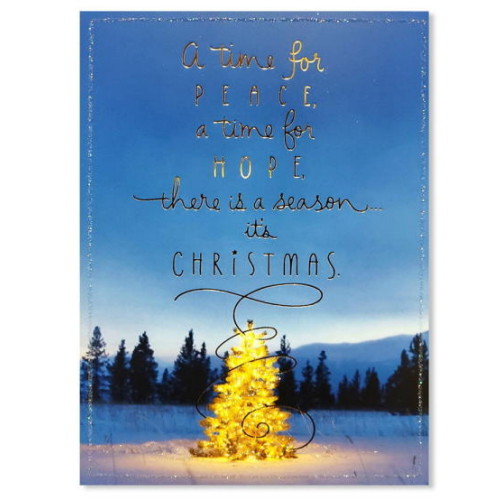 홀마크  크리스마스 카드 XPX1114