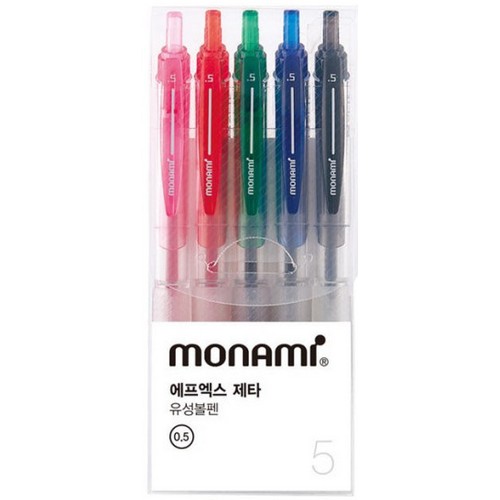 모나미  FX ZETA 컬러 볼펜 0.5mm 세트