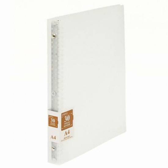 문화산업  심플 30공 바인더 A4