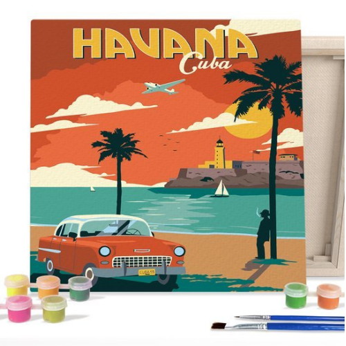 아이러브페인팅  DIY 캔버스형 명화그리기 랜드마크