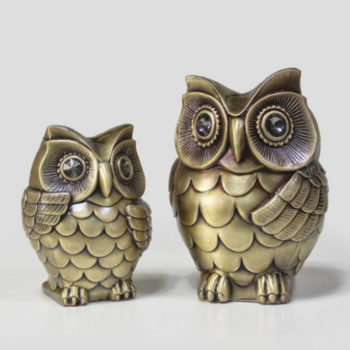 키다리  부엉이 2P 장식소품 kmy020