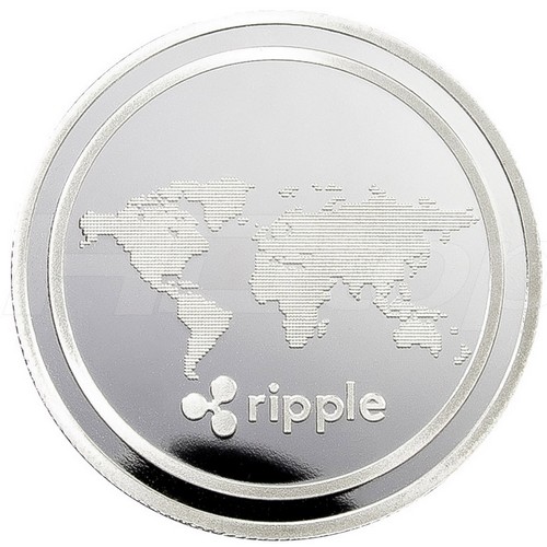HDTOP  가상화폐 리플코인 실버 HT-COIN015