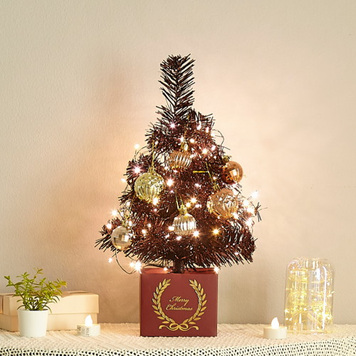 지인데코 하우쎈스 미니트리 풀세트 샴페인브론즈