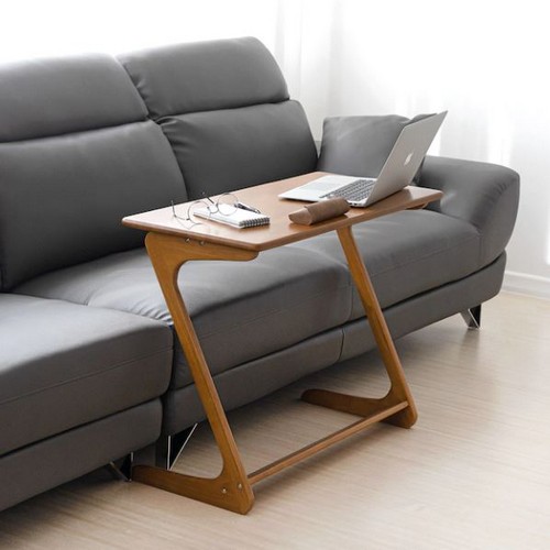 라로퍼니처 클로버 원목 사이드 테이블 800