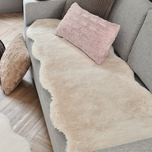 한일카페트  밍크퍼 양털러그 소파패드 230x60