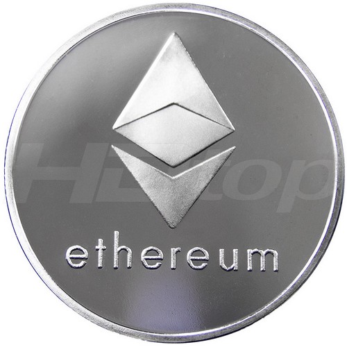 HDTOP  가상화폐 이더리움 코인 실버 HT-COIN008