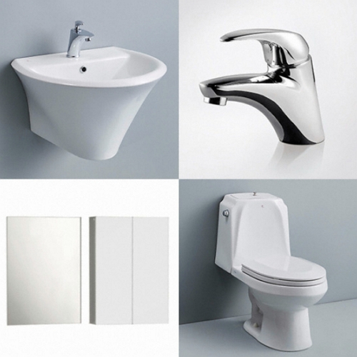 로얄앤컴퍼니  로얄I 양변기+세면기+세면수전+욕실장 세트