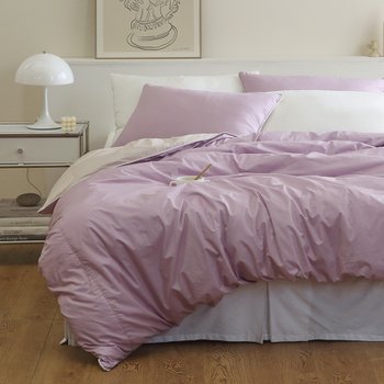 플로라 클린 순면 고밀도 60수 양면 이불커버 풀세트