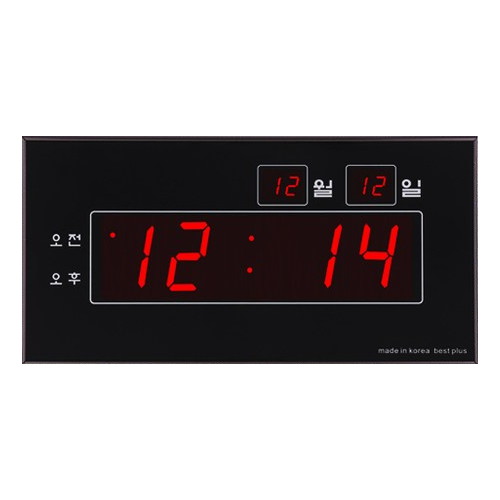위들린  디지털 벽시계 WLS-320R