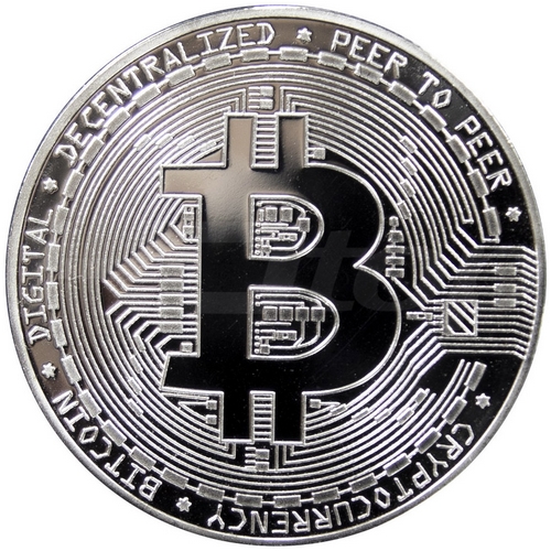 HDTOP  가상화폐 비트코인 실버 HT-COIN002