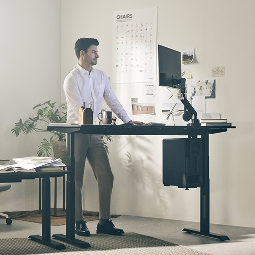 루나랩 듀얼모터 모션 높이조절 일반형 스탠딩 책상