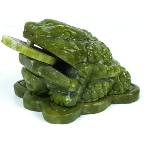 대진무역  천연옥 삼족두꺼비