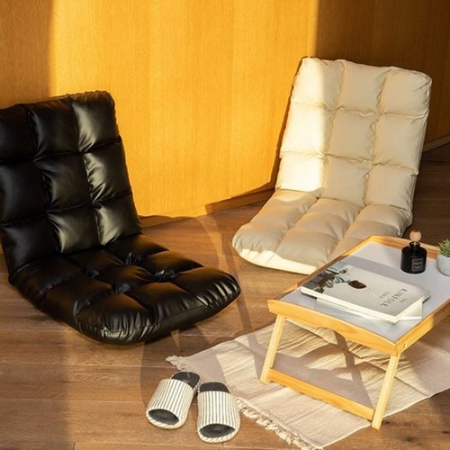 코멧 5단 각도조절 인조가죽 좌식소파 1인용