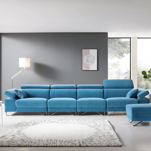 오스본가구 힐튼 아쿠아 에코클린 패브릭 소파 6인용