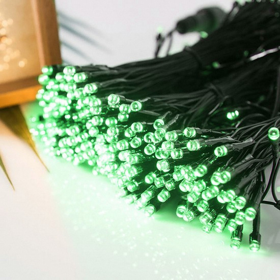 부산조명나라  LED 퍼스트 연결형 녹색 트리전구 380구