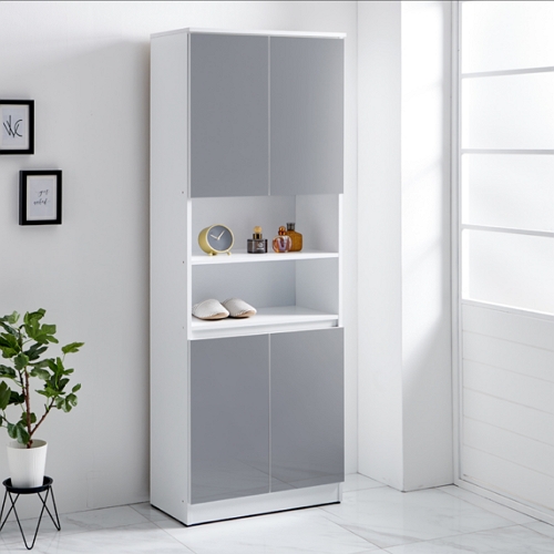 바로방가구 히트 LPM 하이그로시 대형 신발장 800