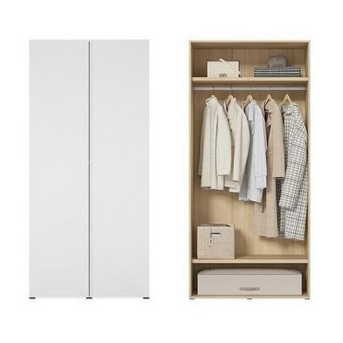한샘  바이엘 채널 1단 행거형 옷장 900