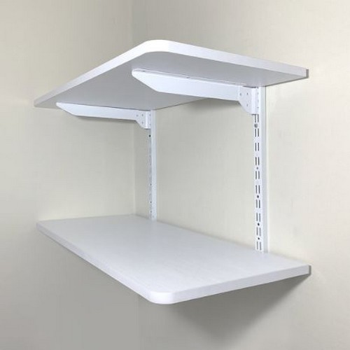 삼덕 하드웰 철제 시스템 2단 벽 선반 높이 60cm