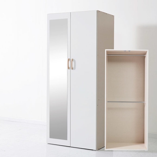 플랜데코 노하우 다미 거울 옷장 800