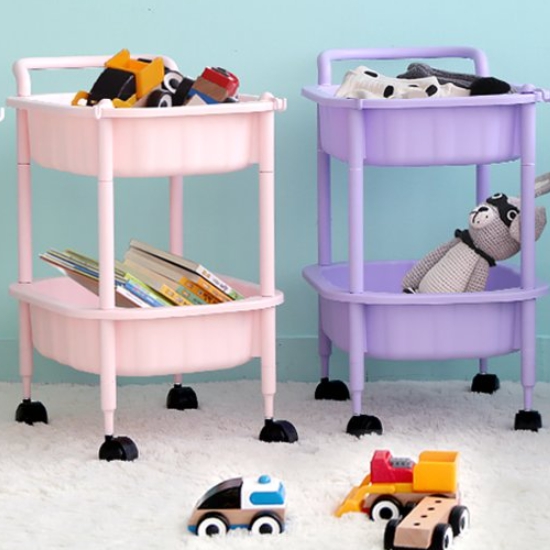 보노하우스 캡제거형 2단 모던 펭귄 트롤리