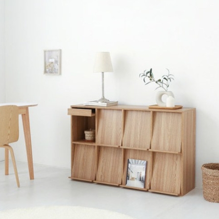 마켓비 EZBO BESIDE 8문 수납장 가로형